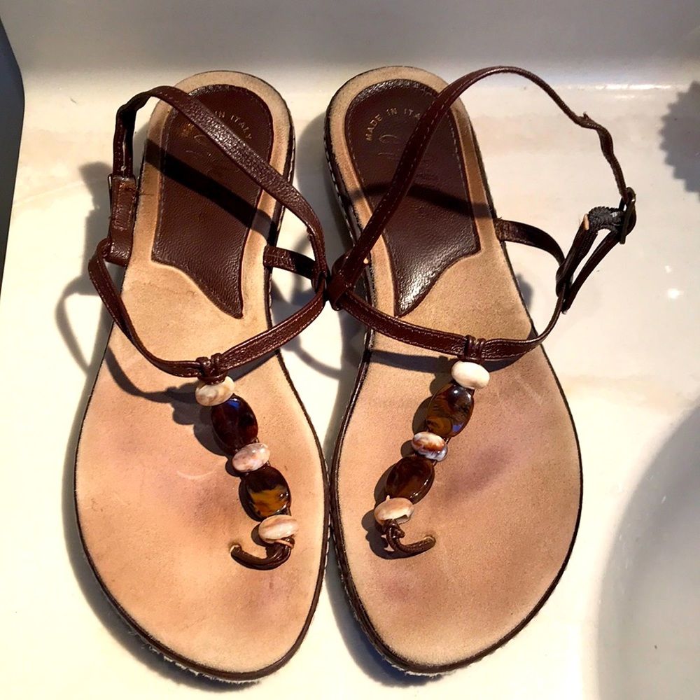 J. Jill sandals. Sz 37. Made in Italy. Free flip flops with purchase of these!